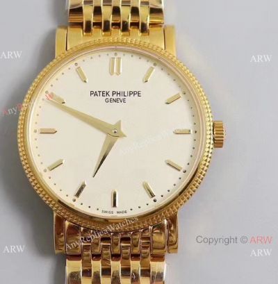 Super Clone Patek Philippe Calatrava 5120g Yellow Gold Watch